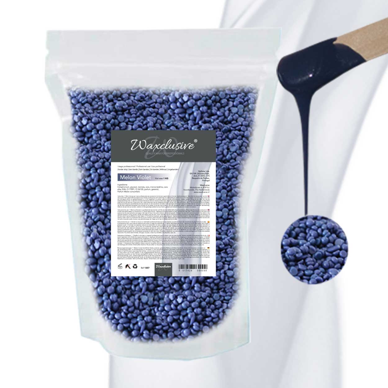 kwaadheid de vrije loop geven gek moordenaar Hot wax Melon violet | 1KG waxkorrels | Striploos ontharen | Waxshop kwaadheid de vrije loop geven gek moordenaar Hot wax Melon violet | 1KG waxkorrels | Striploos ontharen | Waxshop